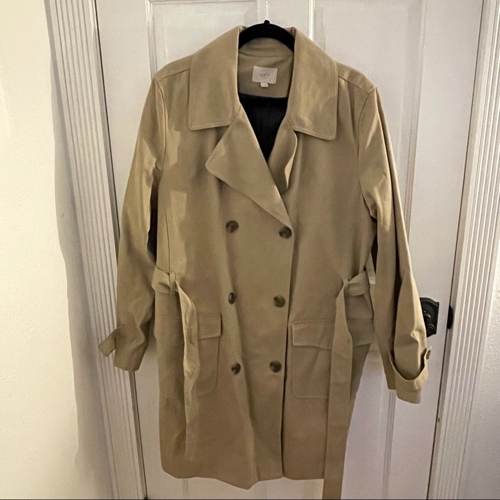 Never worn - LOFT trench coat